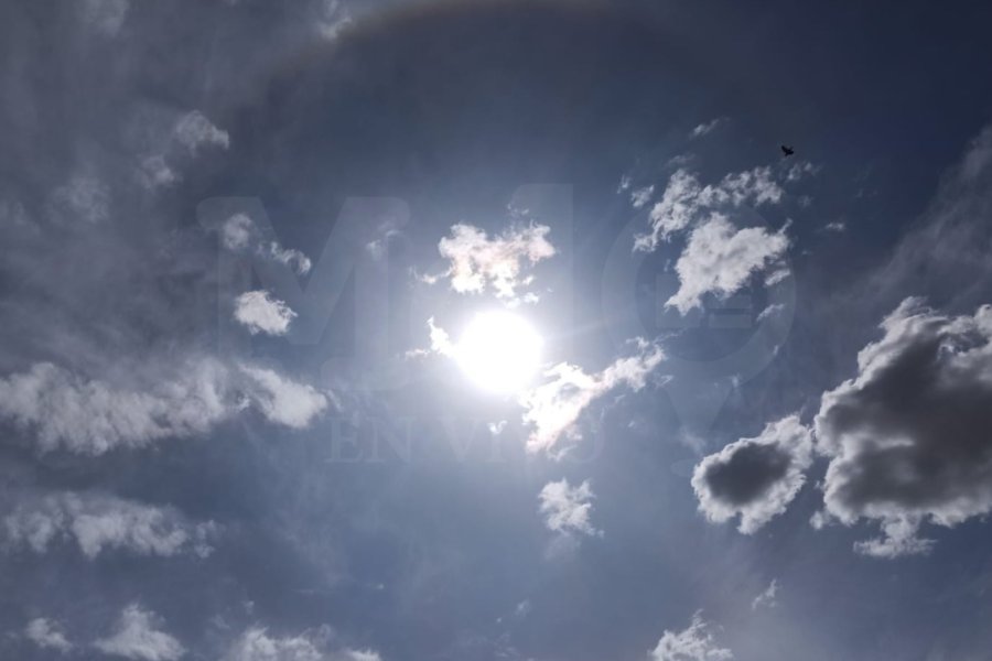 Halo solar en Montes de Oca Halo solar en Montes de Oca