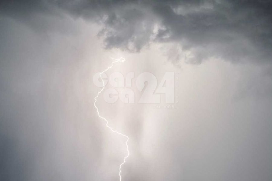 Imagen ilustrativa tormenta desarrollándose Imagen ilustrativa tormenta desarrollándose