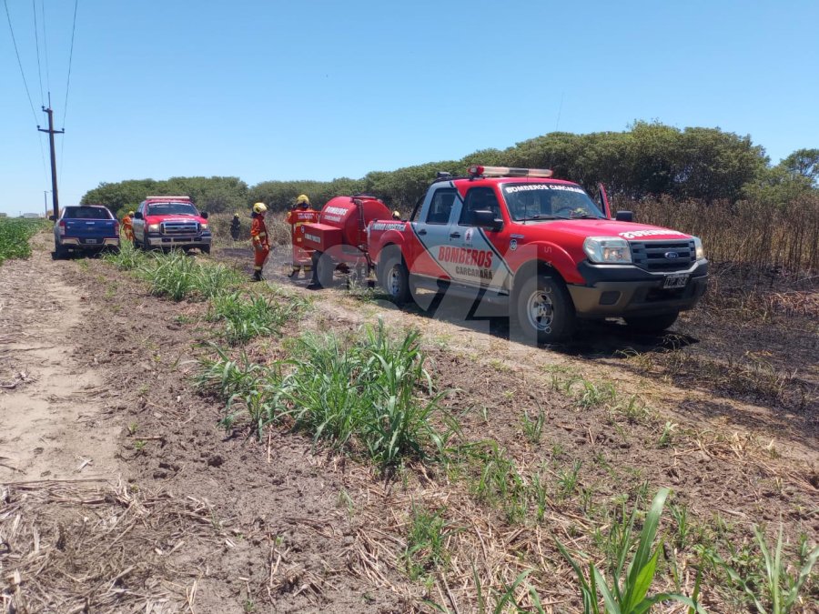 Incendio durante el mediodía ¨Camino a la feria¨