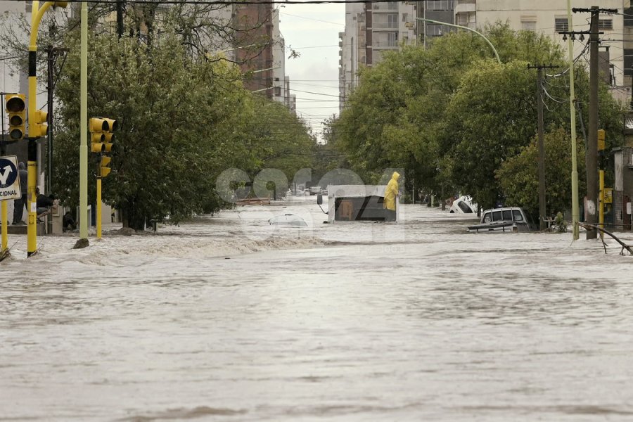 Una de las tristes imágenes de Bahia Blanca Una de las tristes imágenes de Bahia Blanca